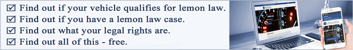 California lemon law information